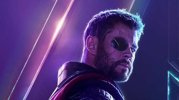 Thor In Avengers Infinity War New Poster Wallpaper