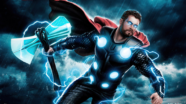Thor Lightning 5k Wallpaper