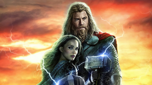 Thor Love And Thunder Artwork Wallpaper