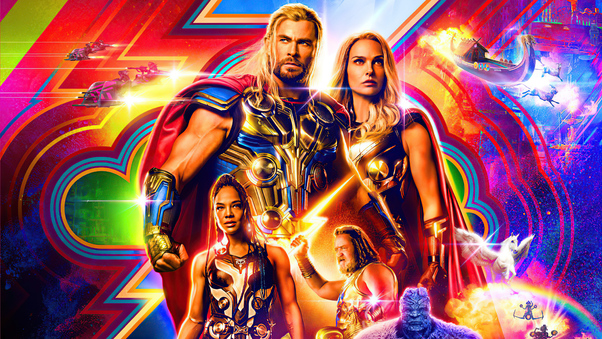 Thor Love And Thunder Movie Poster 5k Wallpaper