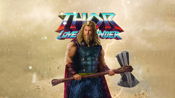Thor Love And Thunder Poster 5k Wallpaper