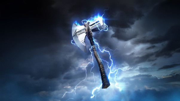 Thor Mjolnir 4k Wallpaper