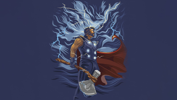 Thor Mjolnir Power Wallpaper