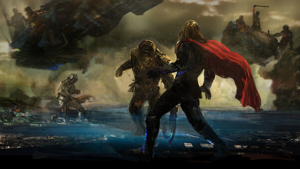 Thor Ragnarok Concept Art Wallpaper