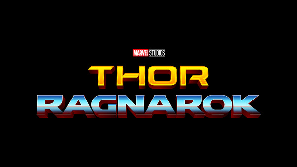 Thor Ragnarok Logo Retro Wallpaper