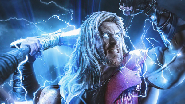 Thor Thunder Strike 4k Wallpaper
