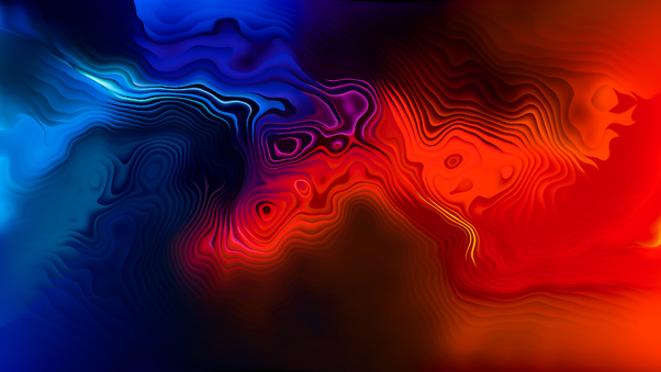 Three Colour Mix Abstract 4k Wallpaper