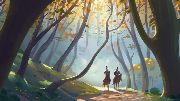 Through Forest Kingdom 4k Wallpaper