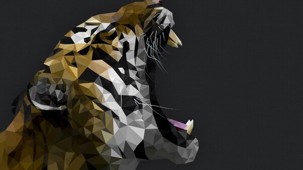 Tiger Digital Art Wallpaper