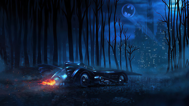 Tim Burton Batmobile Wallpaper