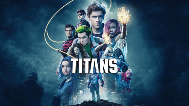 Titans Tv Series Poster 4k Wallpaper