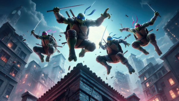 Tmnt Raiders Of The Forgotten World Wallpaper