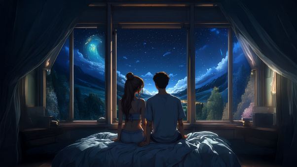 Together In The Quiet Of The Night (3000x2000) Resolution Wallpaper