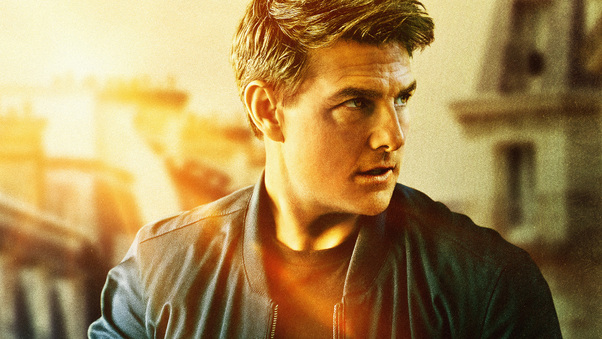 Tom Cruise As Ethan Hunt In Mission Impossible Fallout Movie Wallpaper