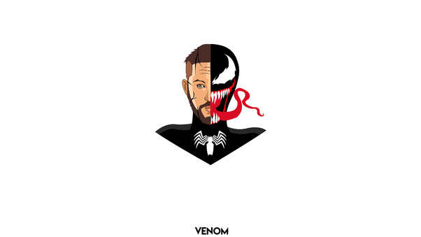 Tom Hardy As Eddie Brock In Venom Movie Wallpaper