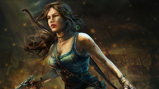 Tomb Raider 4k Art Wallpaper