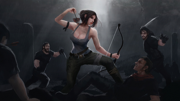 Tomb Raider Art4k Wallpaper