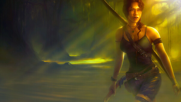 Tomb Raider Fantasy Girl 4k Wallpaper