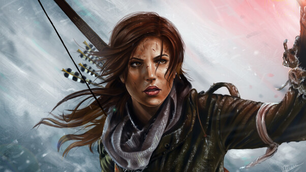 Tomb Raider Lara Croft Art Wallpaper