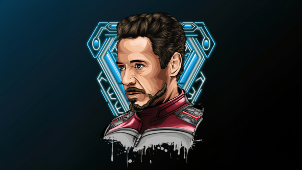 Tony Stark Heroic Persona Signature Wallpaper