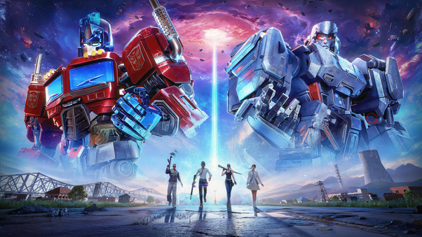 Transformers In Pubg Mobile (2560x1024) Resolution Wallpaper