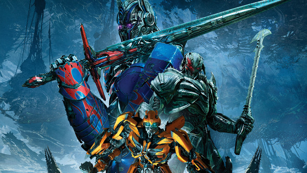 Transformers The Last Knight Bumblebee Megatron Optimus Prime 4k 5k Wallpaper