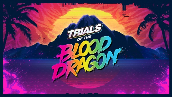 Trials Of The Blood Dragon Game Wallpaper