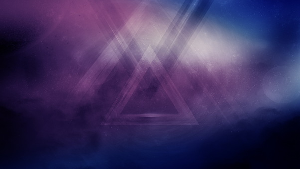 Triangle Abstract Art Hd Wallpaper