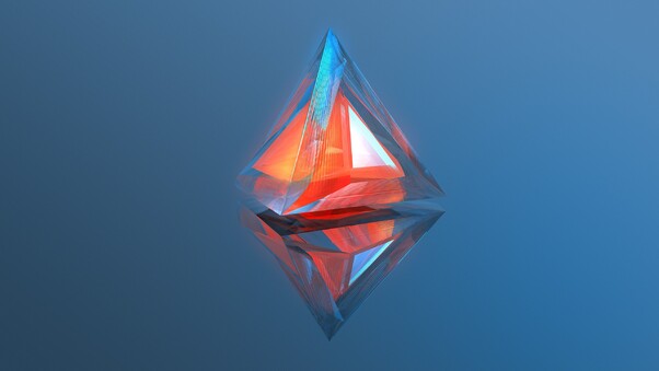 Triangle Geometry 3d Digital Art Wallpaper