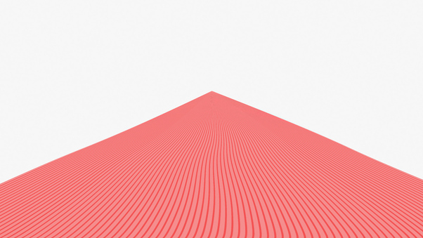 Triangle Pyramid Red Lines 8k Wallpaper