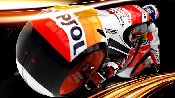 Tron Moto GP Wallpaper