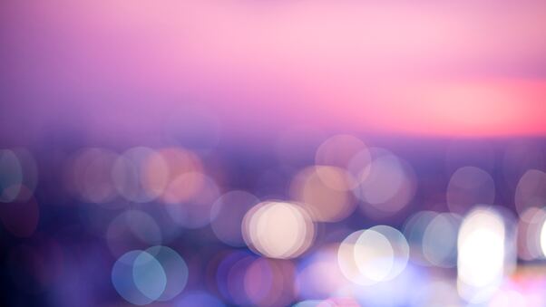 Twilight Abstract Blur Wallpaper