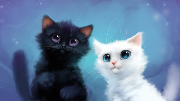 Two Kittens Wallpaper