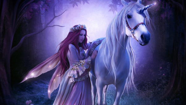 Unicorn Princess Wallpaper