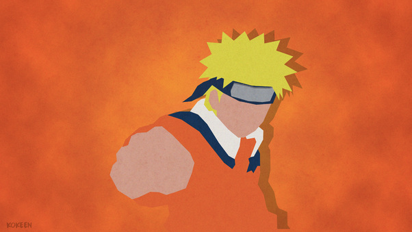 Uzumaki Naruto Shippuuden Minimalism 4k Wallpaper