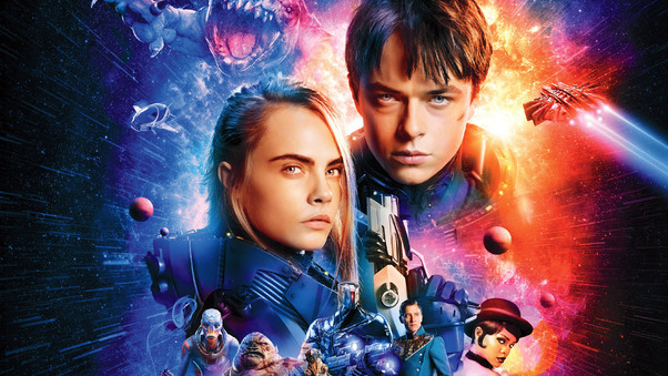 Valerian And Laureline In Valerian And The City Of A Thousand Planets 2017 4k Wallpaper
