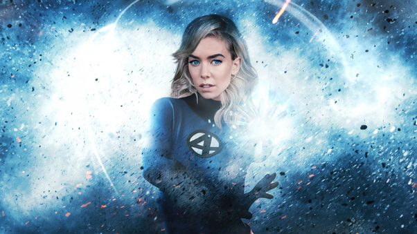 Vanessa Kirby As Invisible Woman Wallpaper
