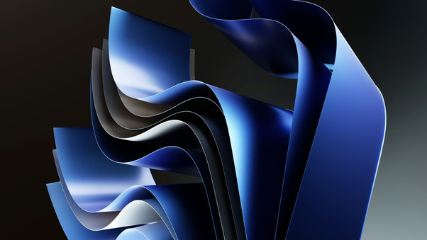 Velvet Blue Waves Abstract (1280x720) Resolution Wallpaper