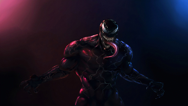 Venom 4k Danger Wallpaper