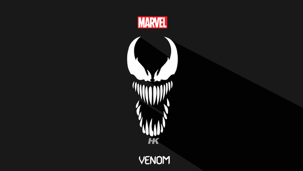 Venom 5k Minimalism Wallpaper