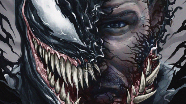 Venom And Tom Hardy Art Wallpaper