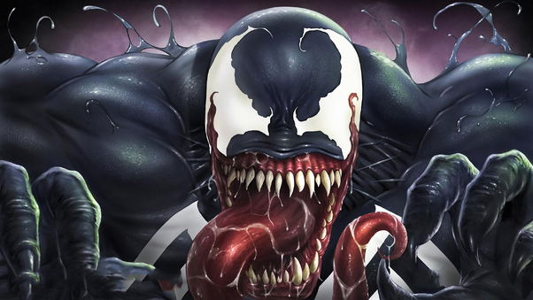Venom Attack Wallpaper