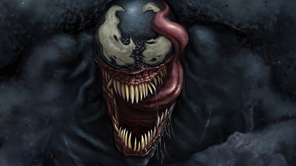 Venom Big Face 4k Wallpaper