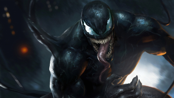 Venom Danger Art Wallpaper