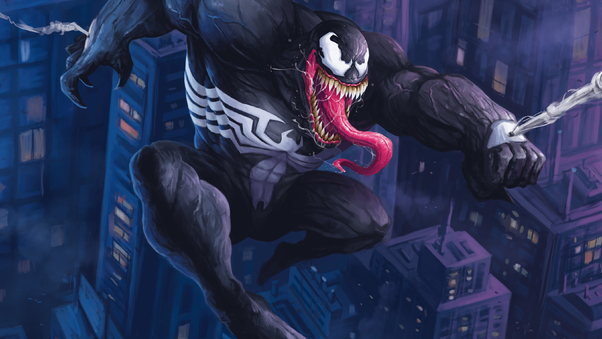 Venom Digital 4k Artwork Wallpaper