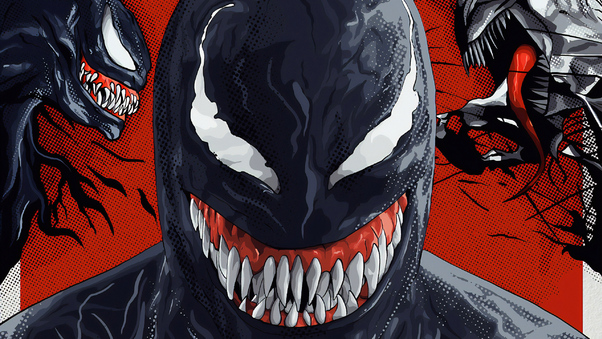 Venom Evil Art Wallpaper