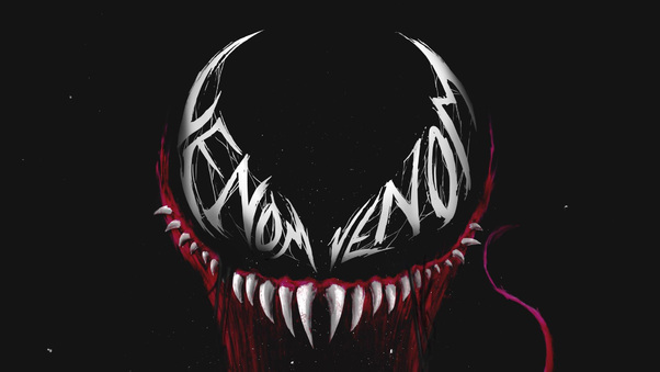 Venom Eye Logo Art Wallpaper