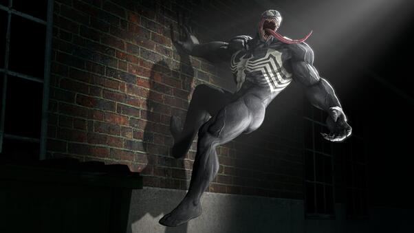 Venom In Spotlight 4k Artwork Wallpaper
