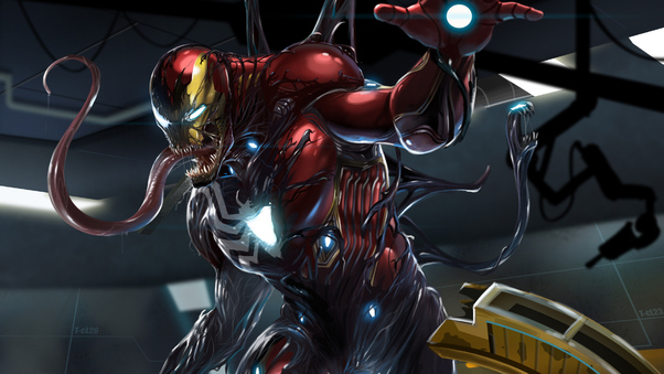 Venom Iron Man 4k Wallpaper