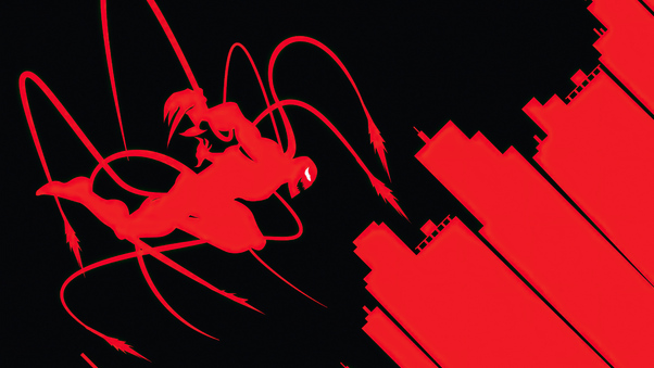 Venom Let There Be Carnage Red Minimal 5k Wallpaper
